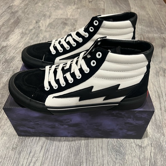 NWT Revenge x Storm Vol. 2 black white high top sneakers - Picture 5 of 8